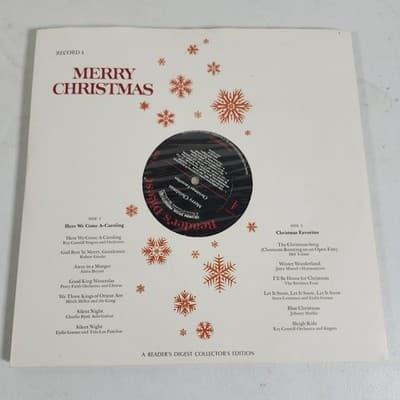 Merry Christmas 4 LP Box Set Reader’s Digest Columbia CSP Holiday - Thumbnail 6