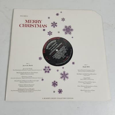 Merry Christmas 4 LP Box Set Reader’s Digest Columbia CSP Holiday - Thumbnail 8