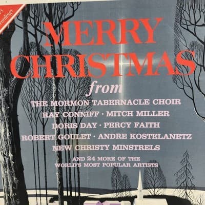 Merry Christmas 4 LP Box Set Reader’s Digest Columbia CSP Holiday - Thumbnail 2