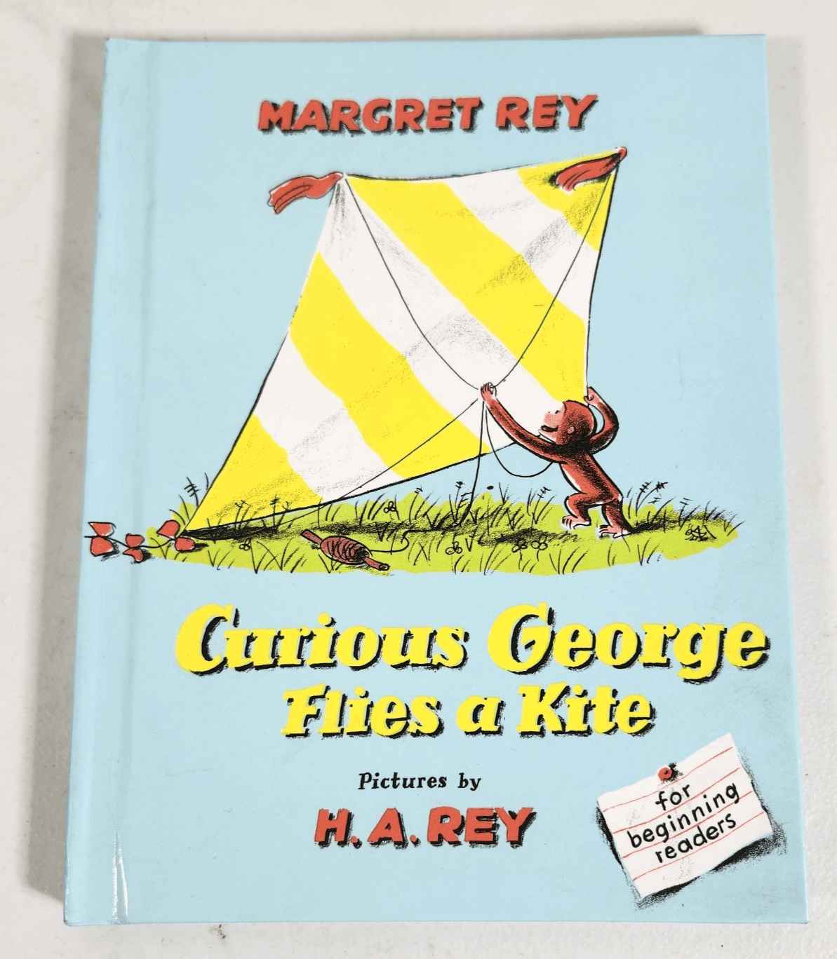 Curious George Flies a Kite by Margret Rey Illustrated by H.A. Rey Vintage
