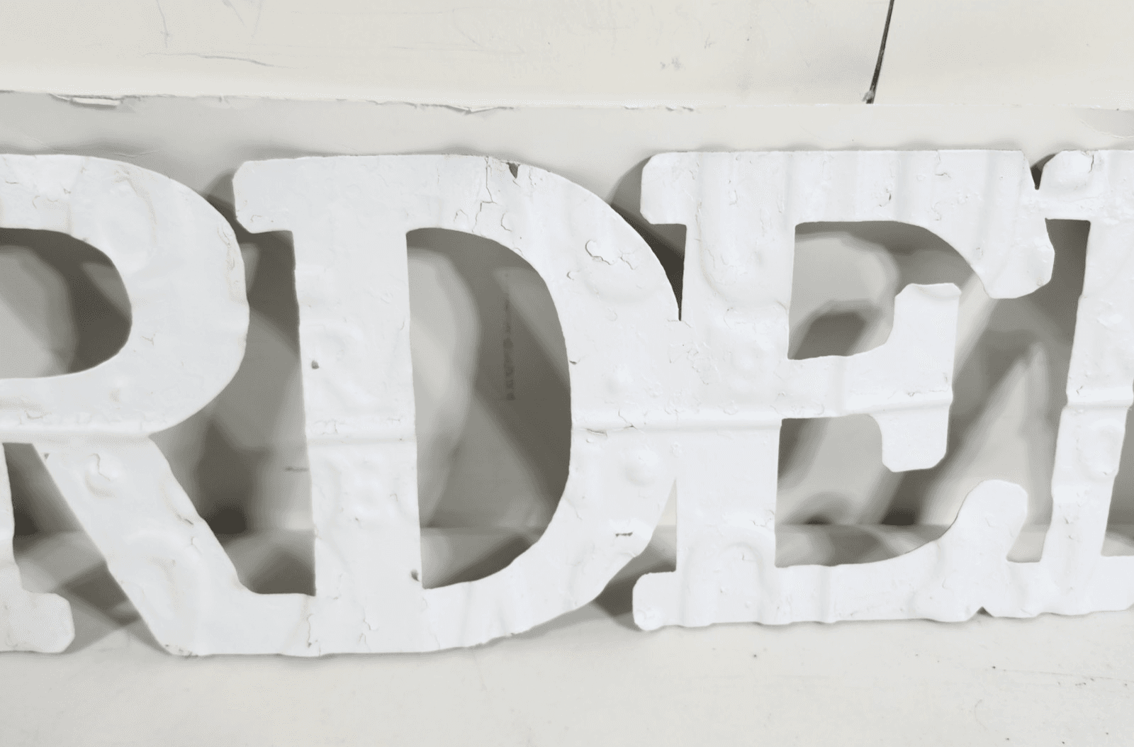 Garden Sign 28"x6" Hanging Metal Word Display Home Greenhouse Decor - Thumbnail 4