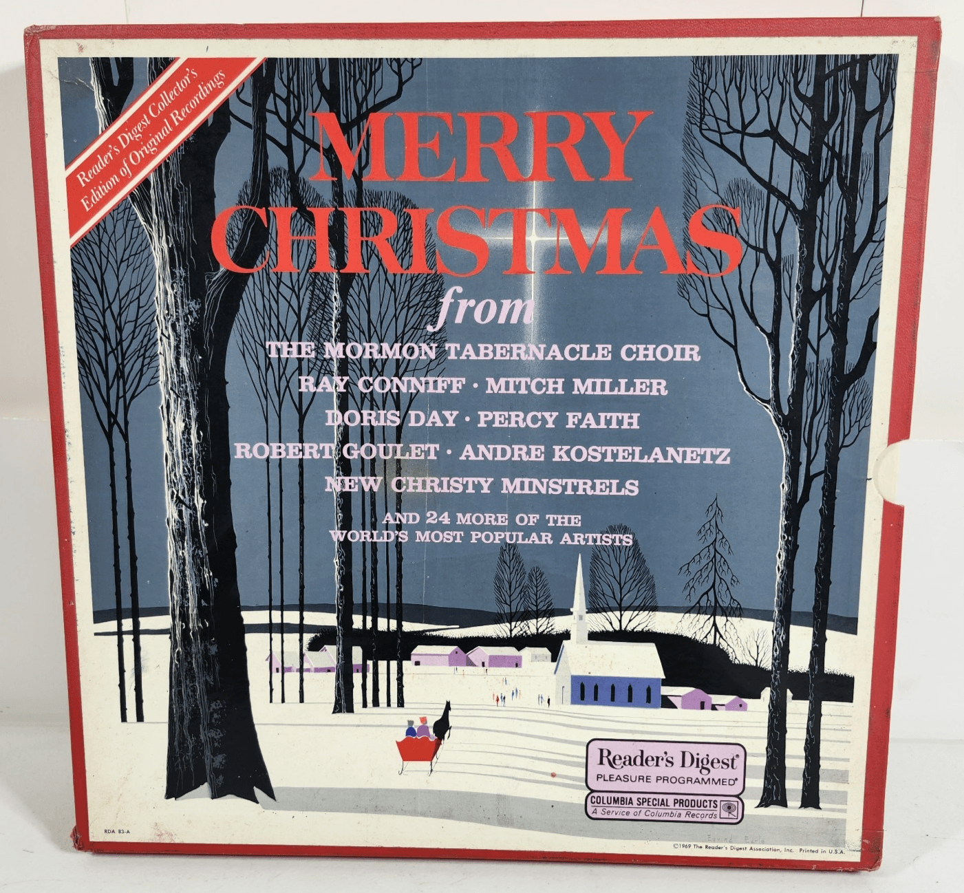 Merry Christmas 4 LP Box Set Reader’s Digest Columbia CSP Holiday