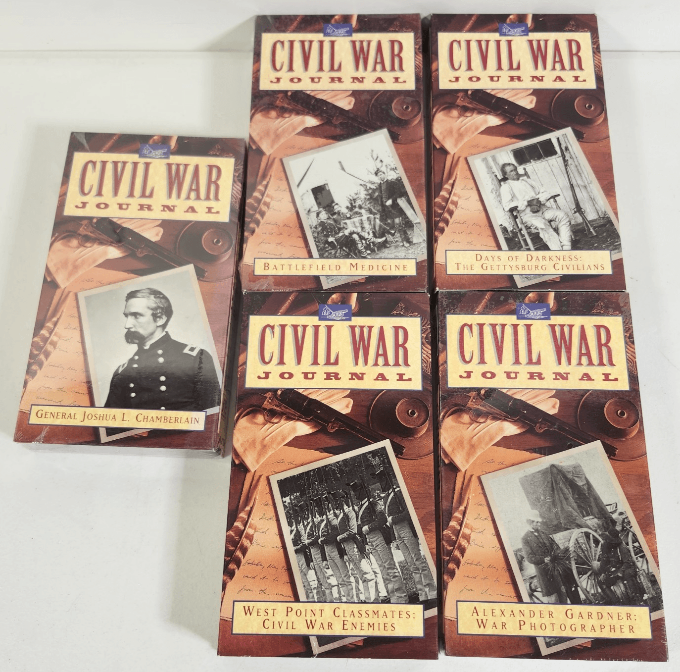 Civil War Journal 5 VHS Bundle Lot Time Life Video