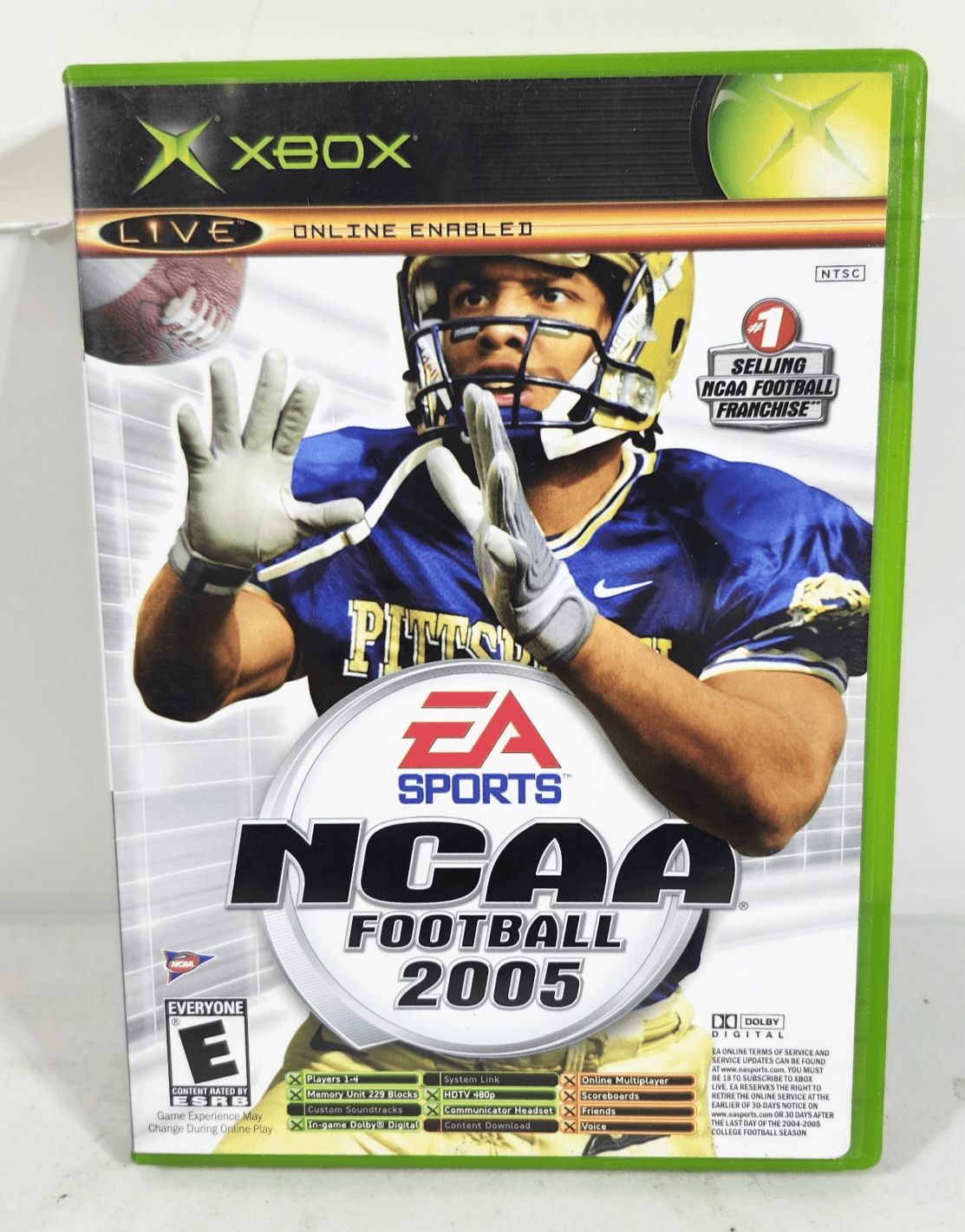 NCAA Football 2005 (Microsoft Xbox)& Top Spin Video Game