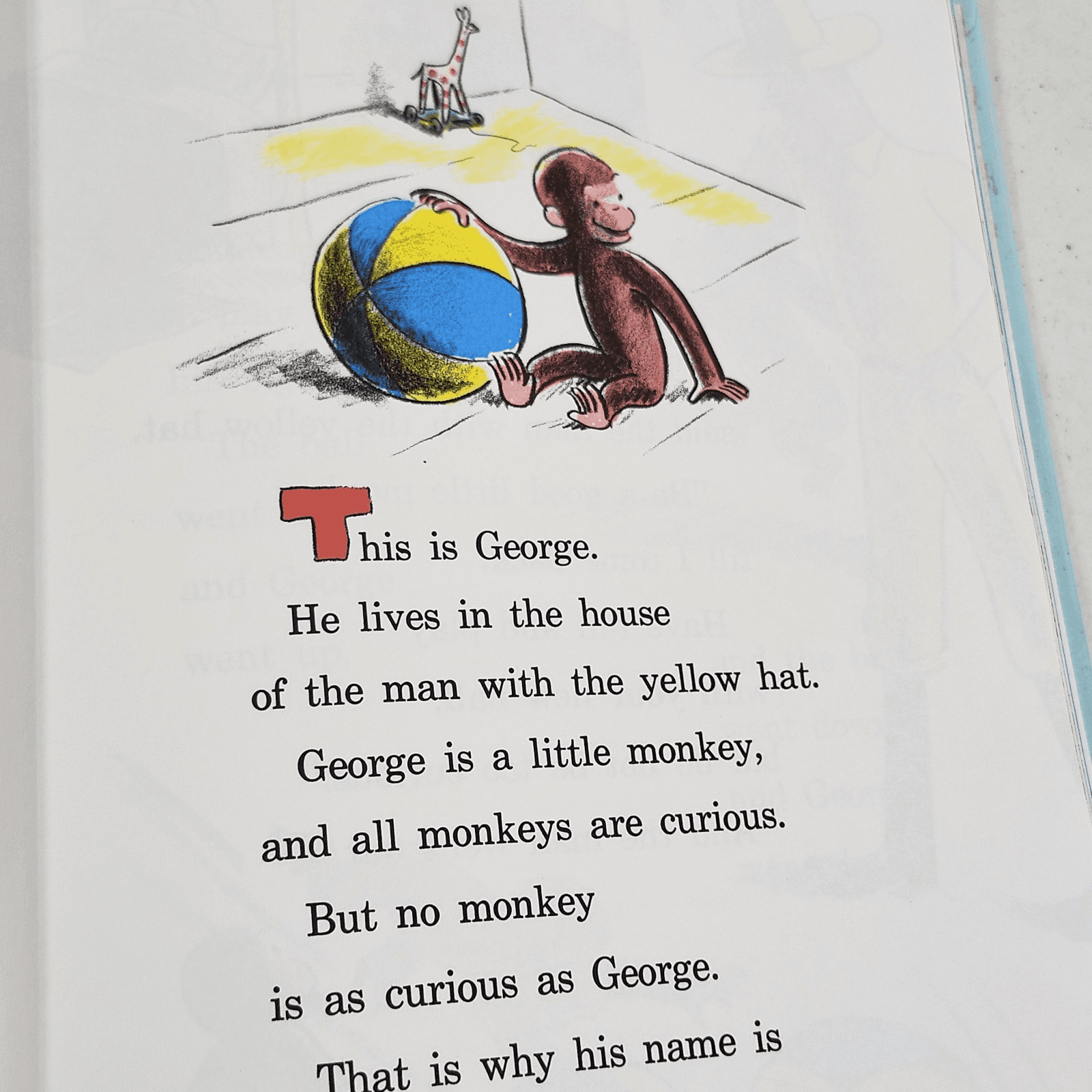 Curious George Flies a Kite by Margret Rey Illustrated by H.A. Rey Vintage - Thumbnail 3