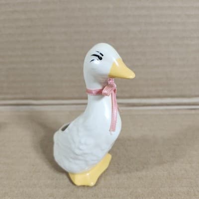 Vintage Ceramic Duck Planters Figurine Home Garden Decor - Thumbnail 4