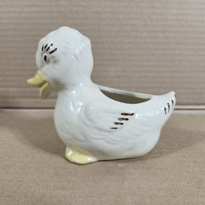 Vintage Ceramic Duck Planters Figurine Home Garden Decor - Thumbnail 8