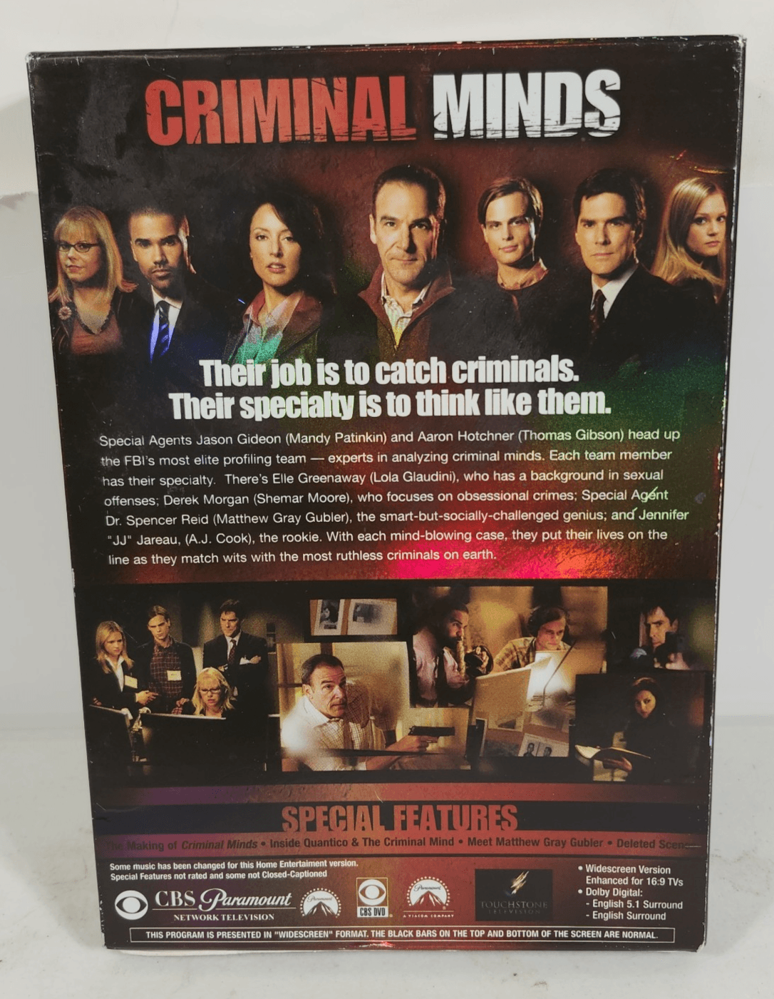 Criminal Minds - The Complete First Season 1 DVD, 2006, 6-Disc Set - Thumbnail 6