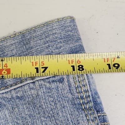 Basic Editions Mens Size 36 Jean Shorts Blue Denim - Thumbnail 2