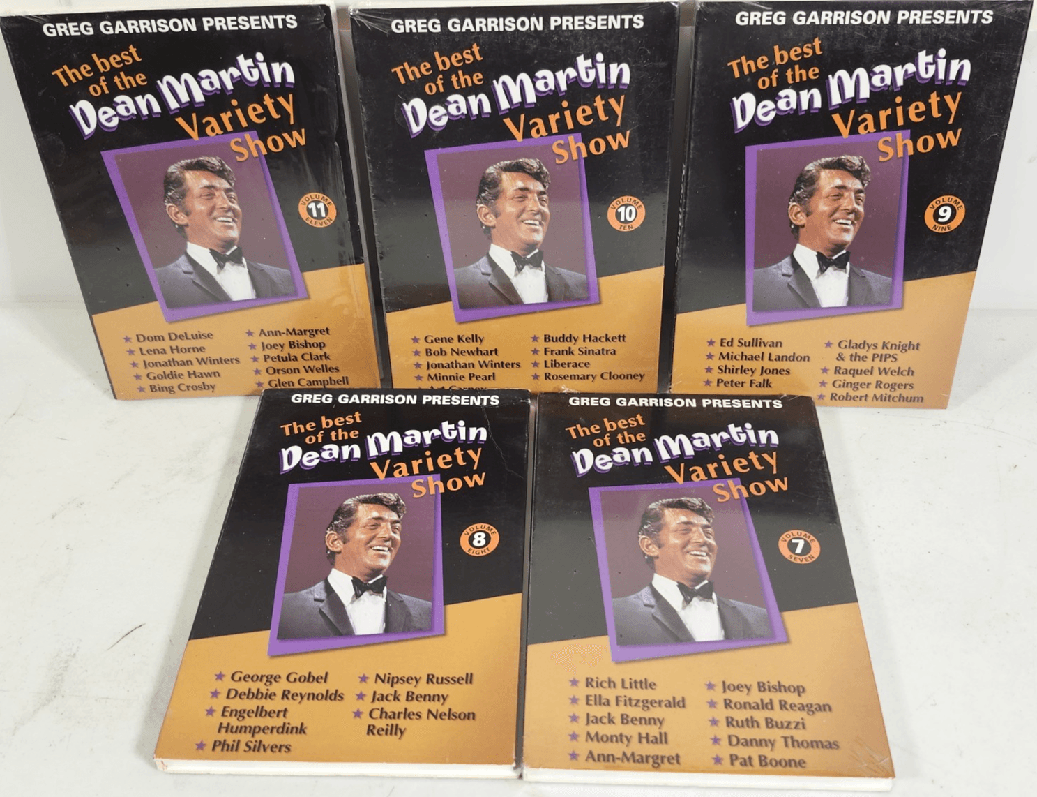 The Best of the Dean Martin Variety Show DVD Volumes 7,8,9,10,11 Bundle Lot
