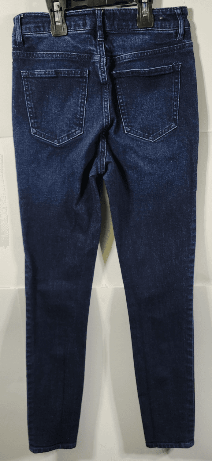 Harper Heritage Jeans Womens 26 Blue Skinny High Rise Stretch Denim Dark Wash - Thumbnail 6