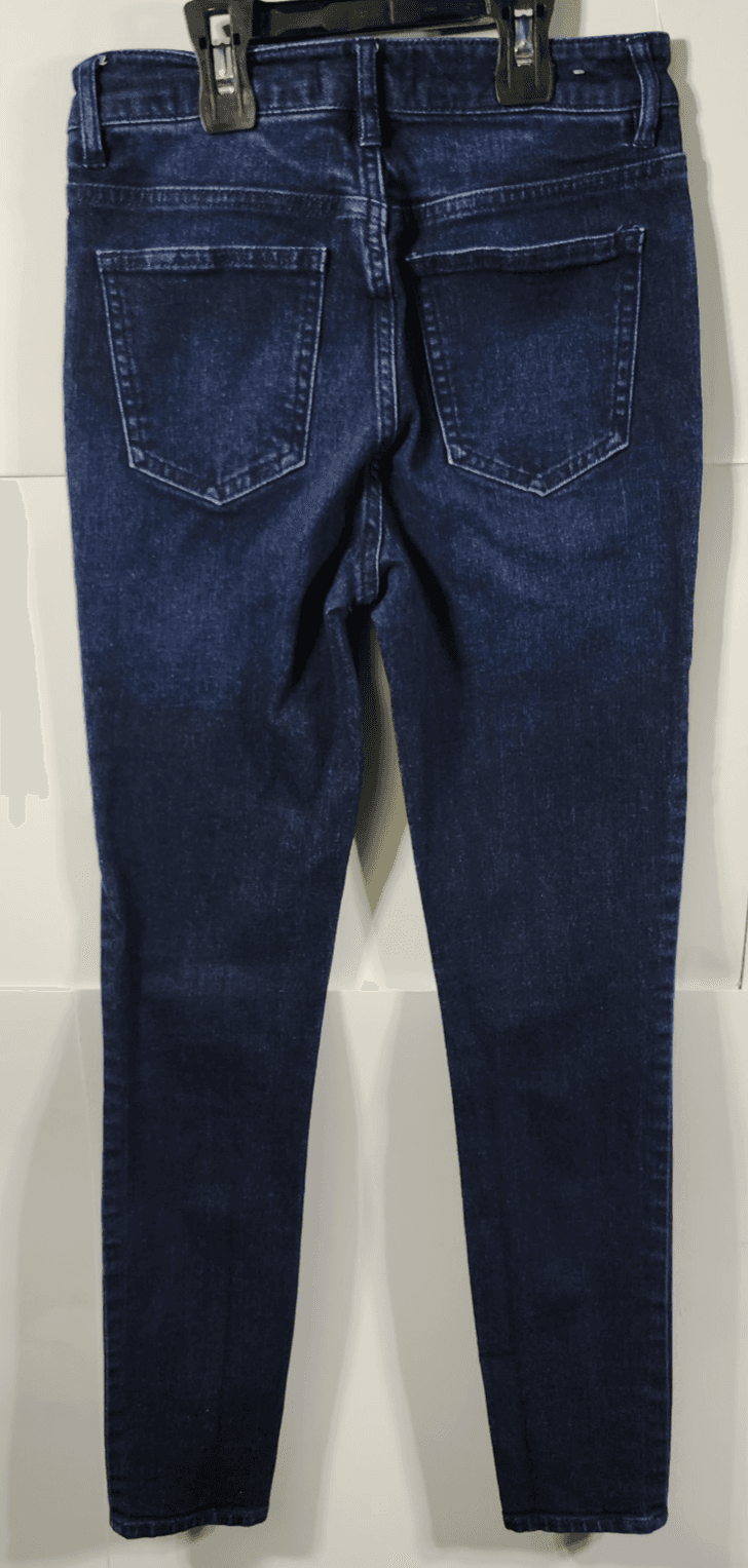 Harper Heritage Jeans Womens 26 Blue Skinny High Rise Stretch Denim Dark Wash - Thumbnail 4