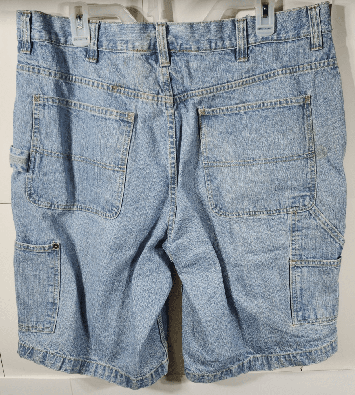 Basic Editions Mens Size 36 Jean Shorts Blue Denim - Thumbnail 4