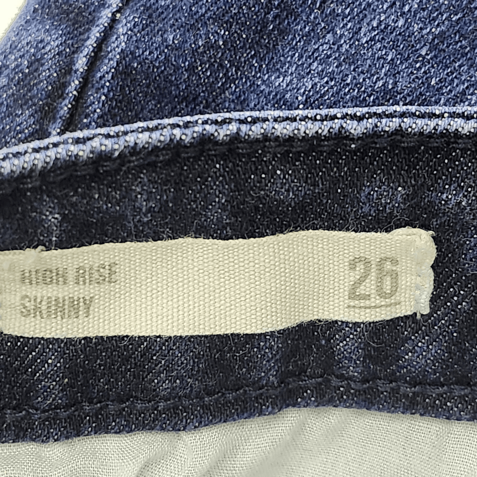 Harper Heritage Jeans Womens 26 Blue Skinny High Rise Stretch Denim Dark Wash - Thumbnail 8