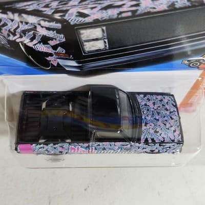Hot Wheels '83 Chevy Silverado Black Widow Truckin' Along 1/64 Toy Vehicle NEW - Thumbnail 3