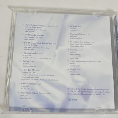 Time to Say Goodbye by Sarah Brightman Music CD 1997 - Thumbnail 4