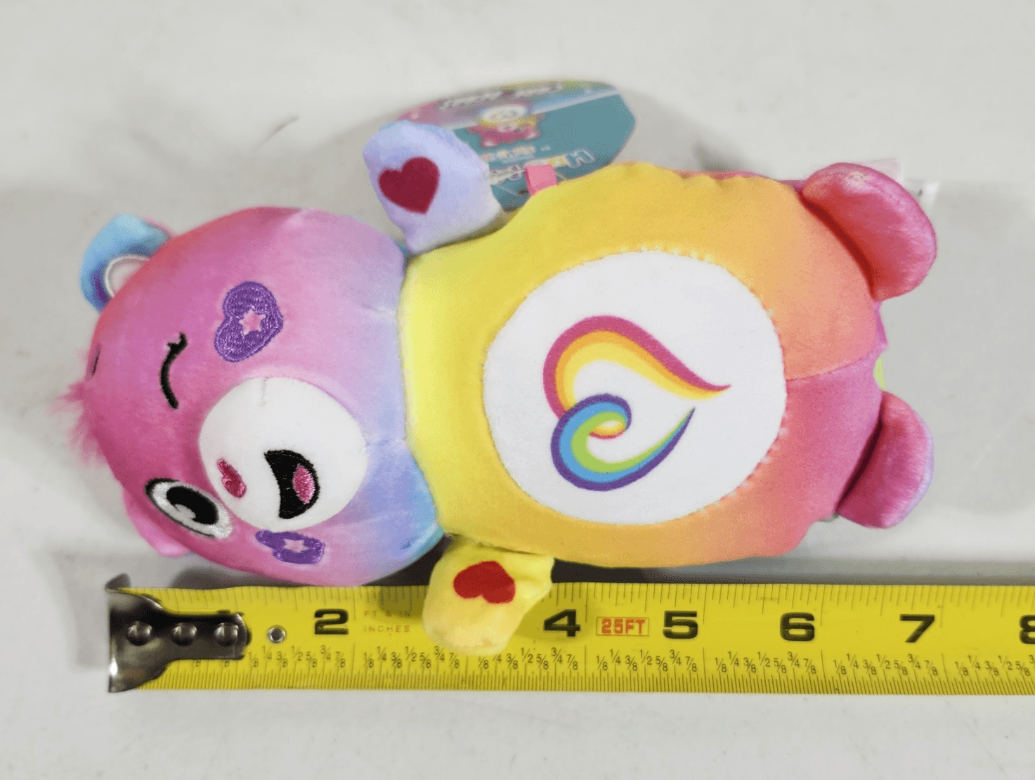 Squishmallows Care Bears Togetherness Bear HugMees 6" Plush Stuffed Toy NEW - Thumbnail 3