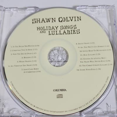 Shawn Colvin Holiday Songs and Lullabies Music CD - Thumbnail 3