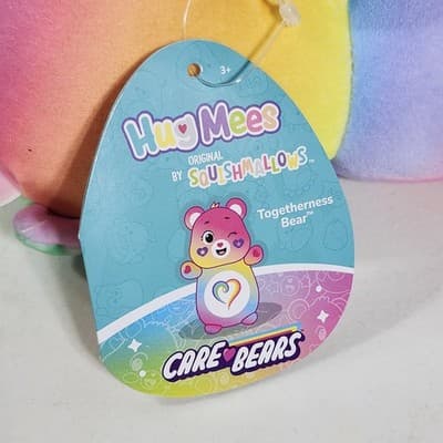 Squishmallows Care Bears Togetherness Bear HugMees 6" Plush Stuffed Toy NEW - Thumbnail 5