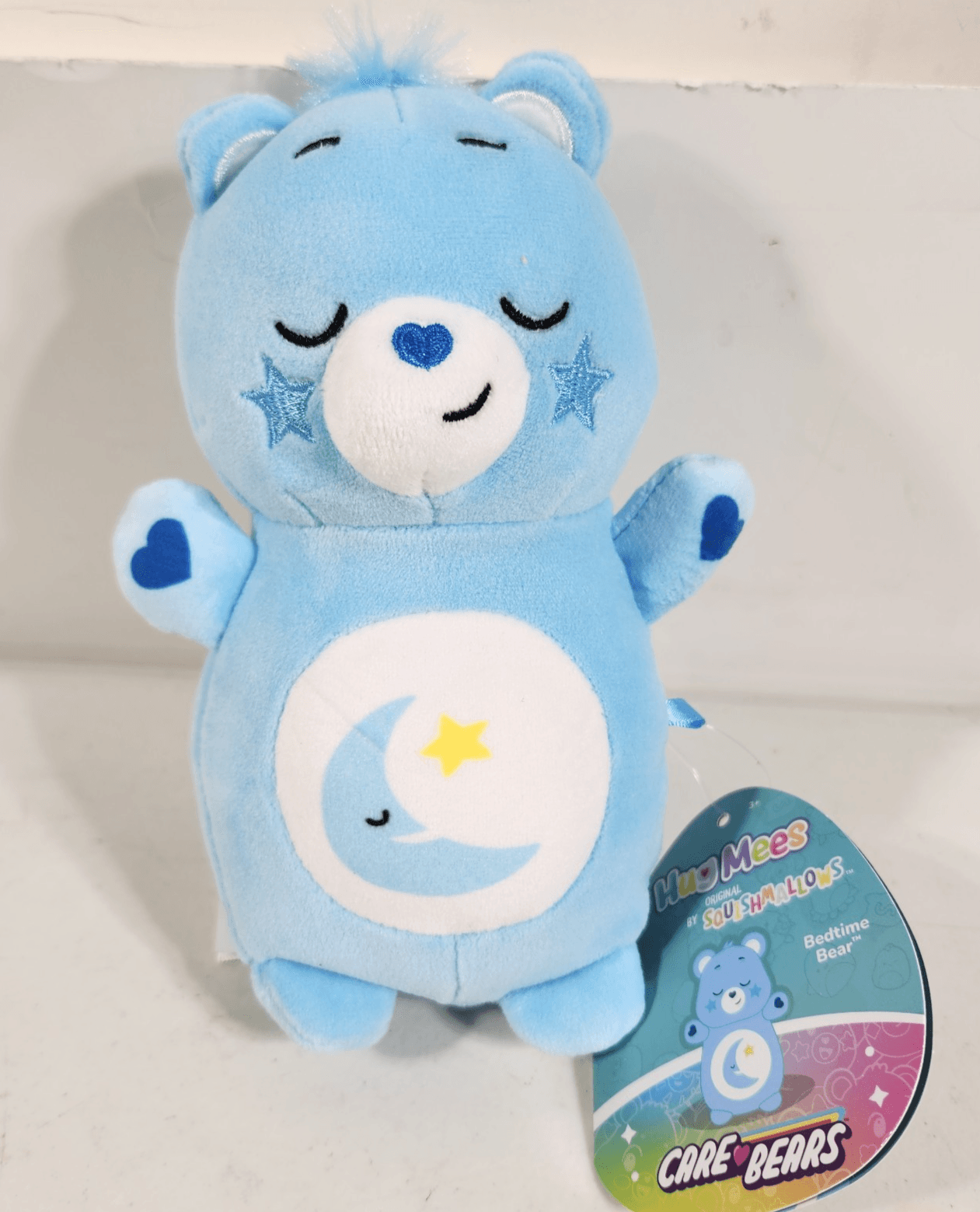 Squishmallows Care Bears Bedtime Bear HugMees 6" Plush Stuffed Toy NEW