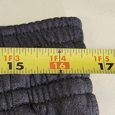 Men's Tapout Pants Large Gray Tech Fleece Zip Pockets Sweatpants - Thumbnail 2