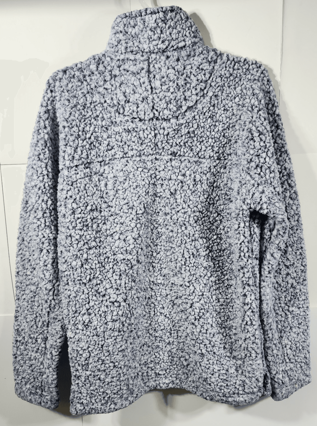 True Grit Mens 1/4 Zip Pullover Sherpa Shirt Size XS Blue Long Sleeve Outdoors - Thumbnail 4