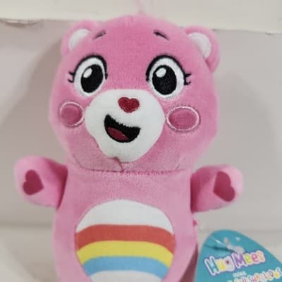 Squishmallows Care Bears Cheer Bear HugMees 6" Plush Stuffed Toy NEW - Thumbnail 2