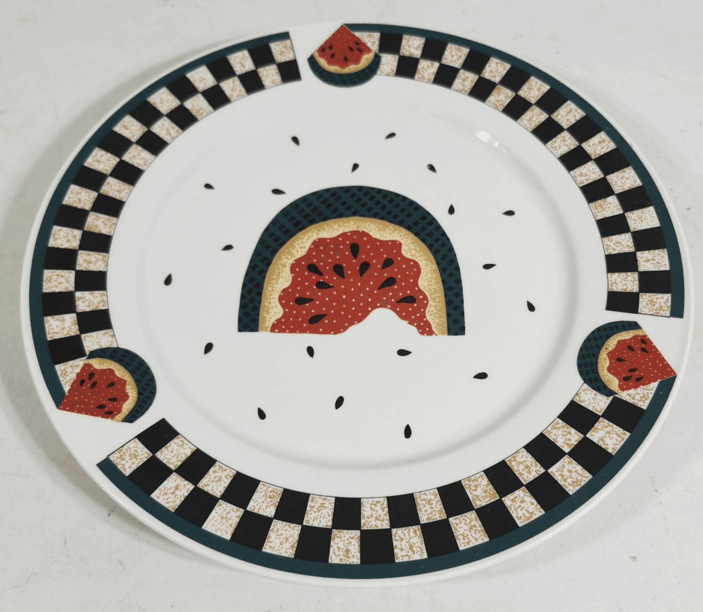 Tabletops Unlimited Fresh Watermelon Dinner Plate 12" - Thumbnail 2