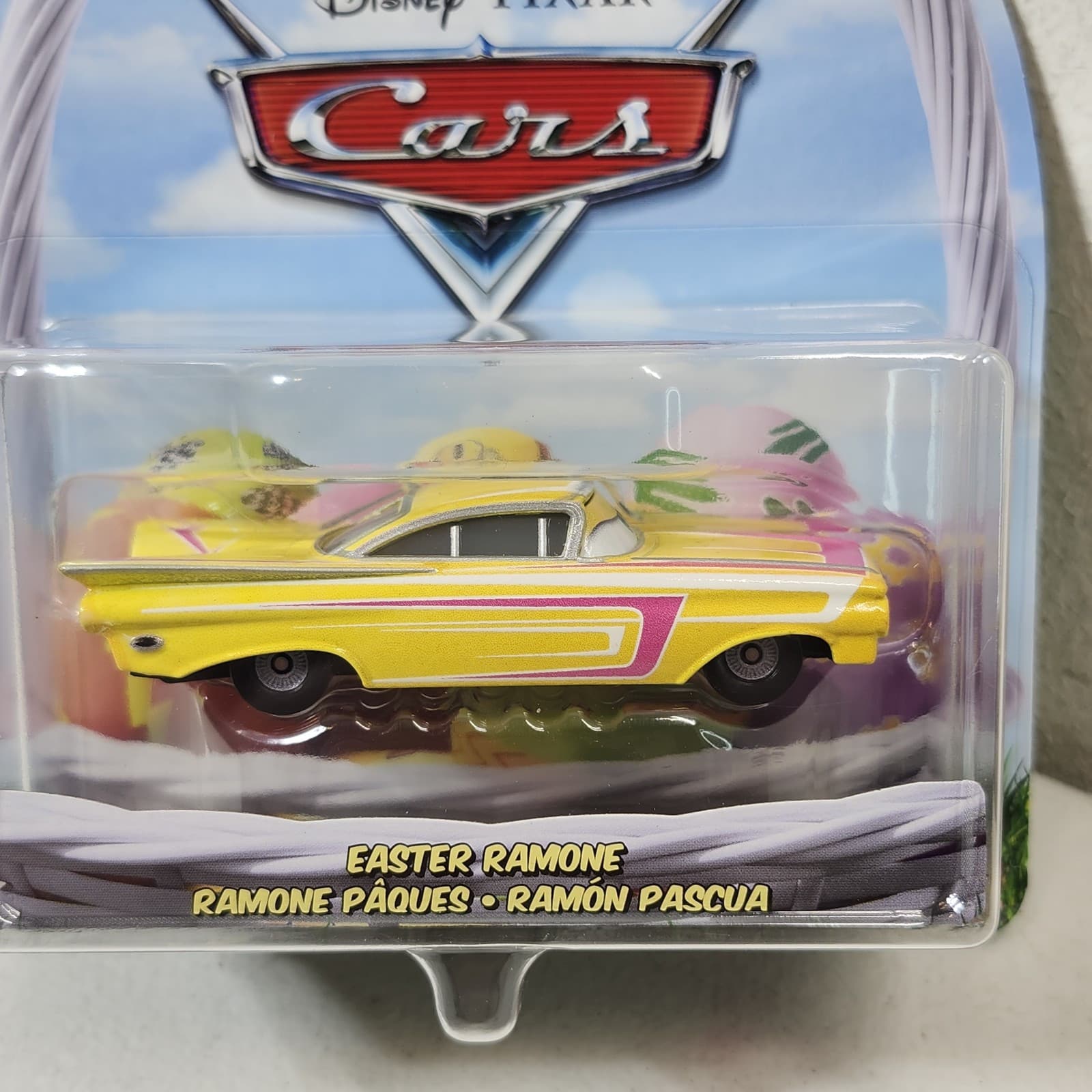Disney Pixar Cars Easter Ramone Yellow Car 1/55 Toy Vehicle Mattel NEW - Thumbnail 2