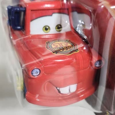 2025 Disney Pixar Cars Race & Rescue Mater Tow Truck 1/55 Toy Vehicle NEW - Thumbnail 3