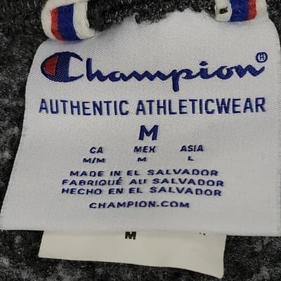 Champion Pants Mens Size Medium Gray Sweatpants Joggers - Thumbnail 8