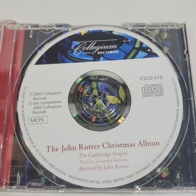 John Rutter Christmas Album CD 1997 Holiday Choral Classical Collegium - Thumbnail 2