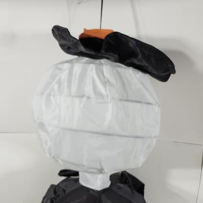 Hanging Skeleton Decoration Halloween Collapsible Black White 20" - Thumbnail 9