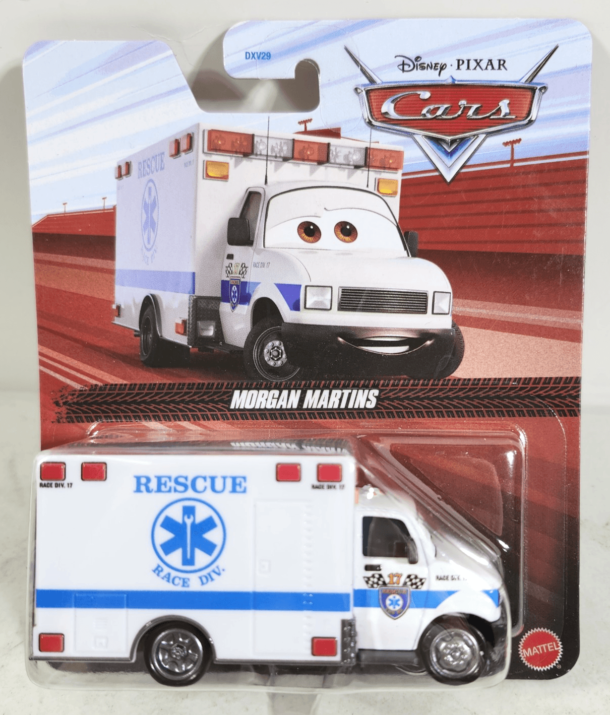 Disney Cars Rescue Morgan Martins Ambulance Toy NEW