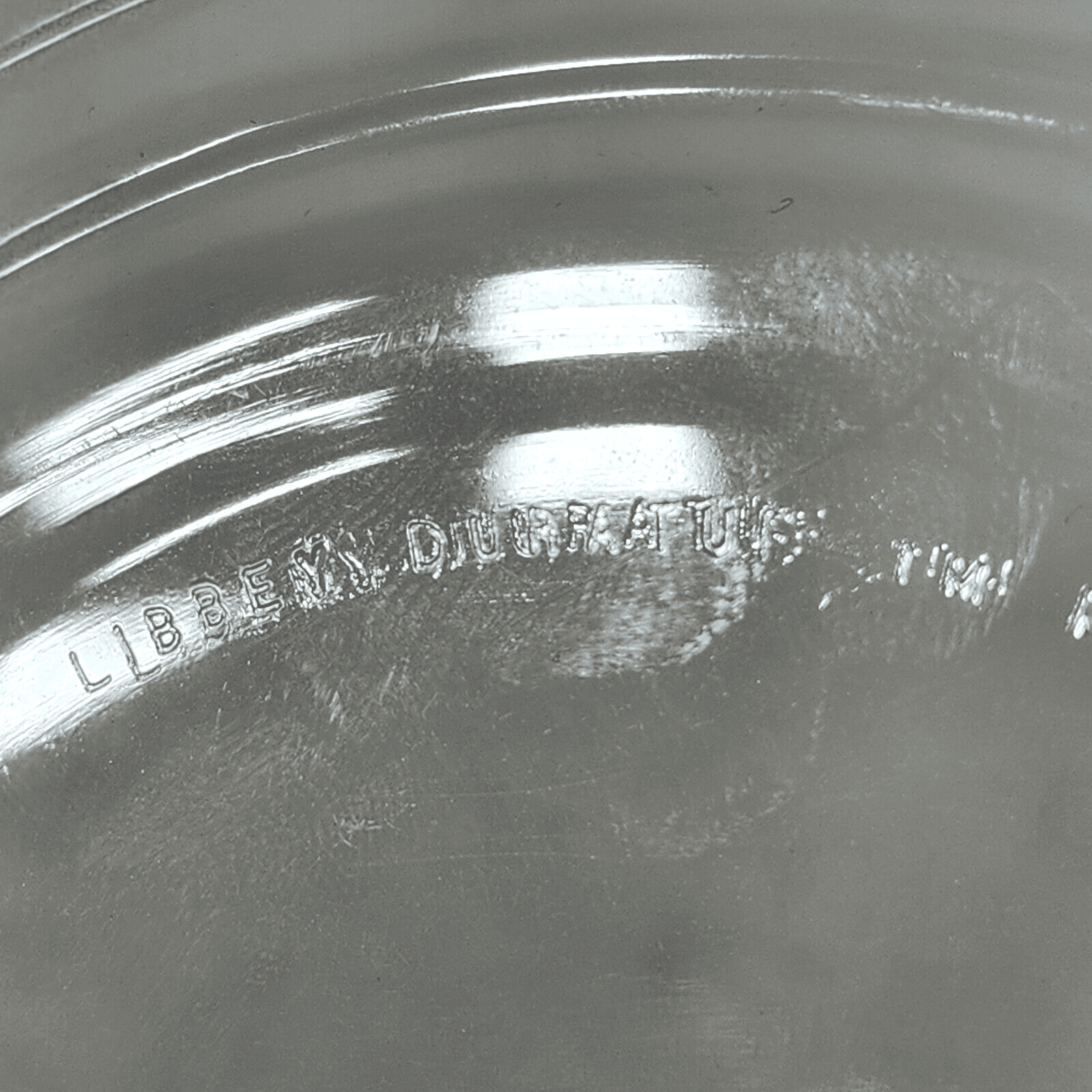 VTG Libbey Duratuff Clear Glass Salad Appetizer Plates 7.5" Set of 3 Bundle Lot - Thumbnail 5