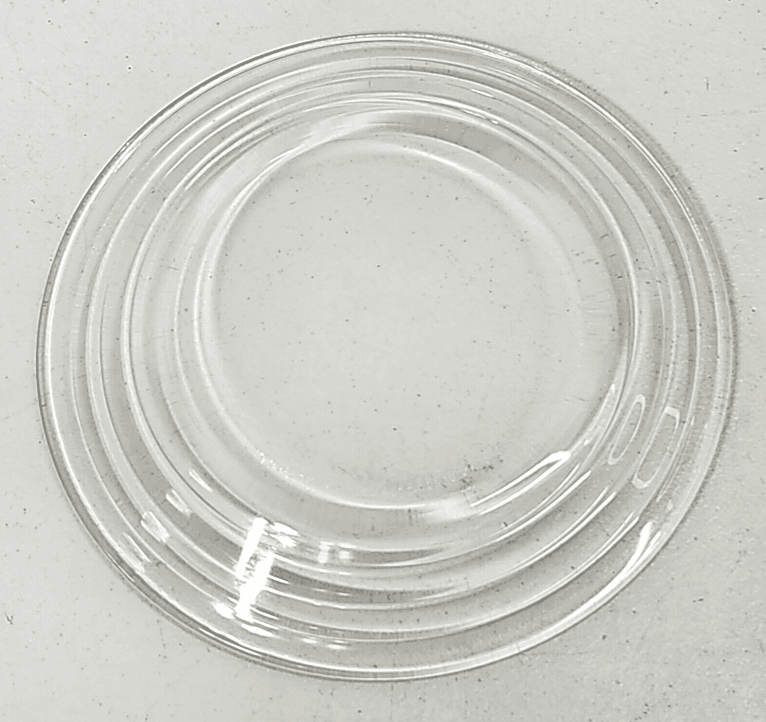 VTG Libbey Duratuff Clear Glass Salad Appetizer Plates 7.5" Set of 3 Bundle Lot - Thumbnail 4