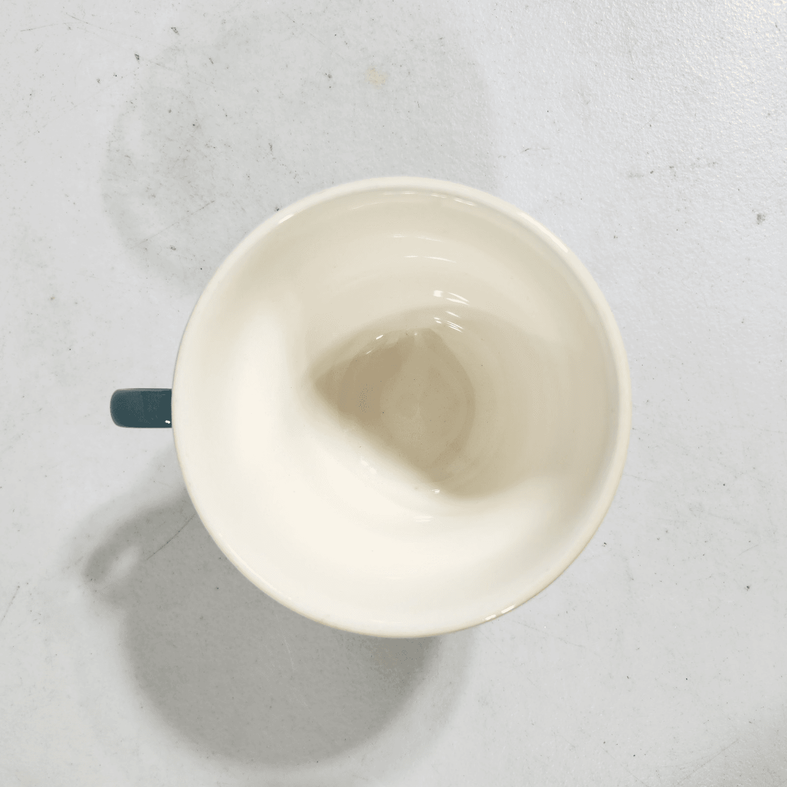 3 Harkerware Harker Corinthian Teacup Teal Ceramic Stoneware Cups - Thumbnail 7