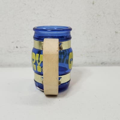 Vintage Grand Ole Opry Souvenir Mini Mug/Toothpick Holder Decor Cobalt Blue - Thumbnail 5