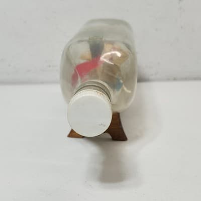 Ship Village Diorama in a Bottle Hut Palm Trees Boat Home Decor - Thumbnail 14
