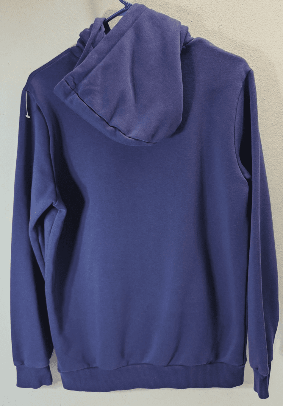 Puma Logo Blue Framed Up Pullover Hoodie Men's Size Small Hooded Sweatshirt - Thumbnail 6