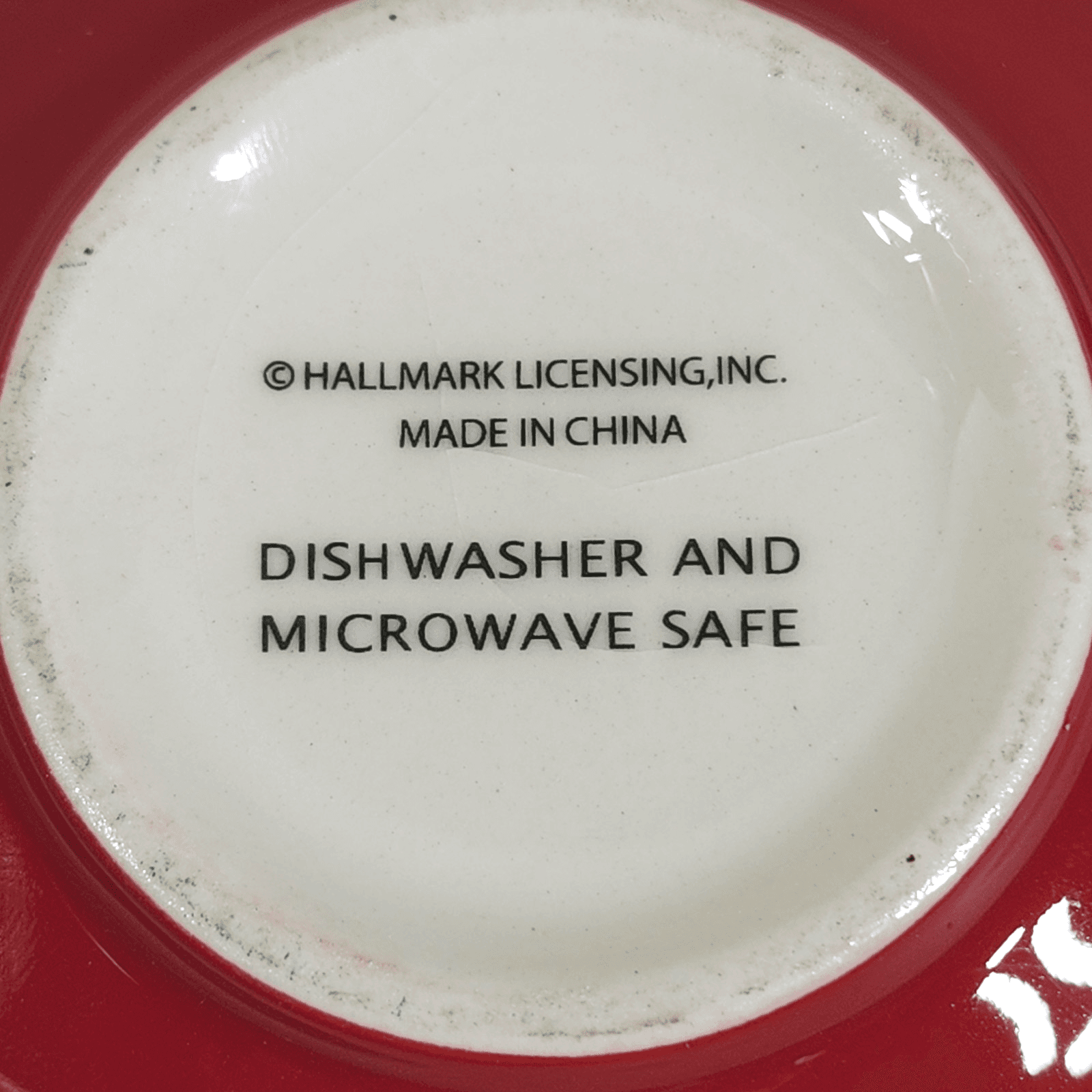 Hallmark A Bowl Full Of Jolly Stoneware Green Red Whimsical Small Serving Dish - Thumbnail 4