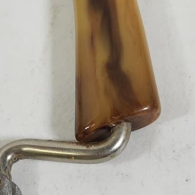 Vintage Butcher Bone Saw 8 Inch Blade Marbled Bakelite Handle Kitchen Tool - Thumbnail 4