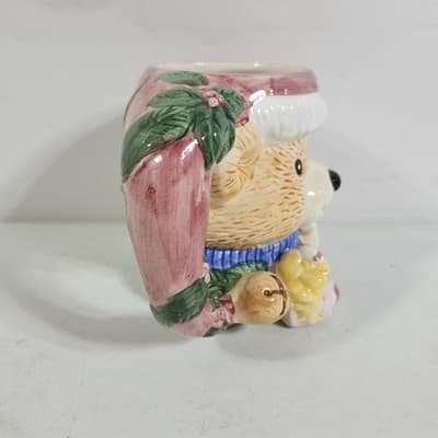 Christmas Holiday Teddy Bear Gingerbread Cookie Coffee Cocoa Mug Cup - Thumbnail 3