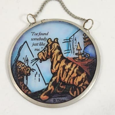 Vintage Disney Suncatcher Glass Art Hanging 3" - Thumbnail 3