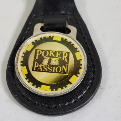 Poker Passion Keychain Leather Vintage - Thumbnail 3