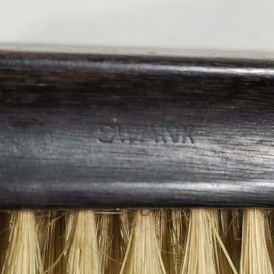 Vintage Swank Ebony Natural Bristle Brush 4.5" Dresser Vanity Clothes - Thumbnail 9