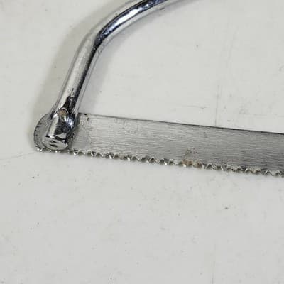 Vintage Butcher Bone Saw 8 Inch Blade Marbled Bakelite Handle Kitchen Tool - Thumbnail 8