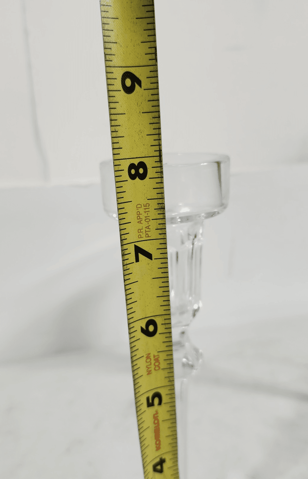 Rogaska Richmond Stemmed Fine Crystal Candlestick Candle Holders Set 8” Decor - Thumbnail 5