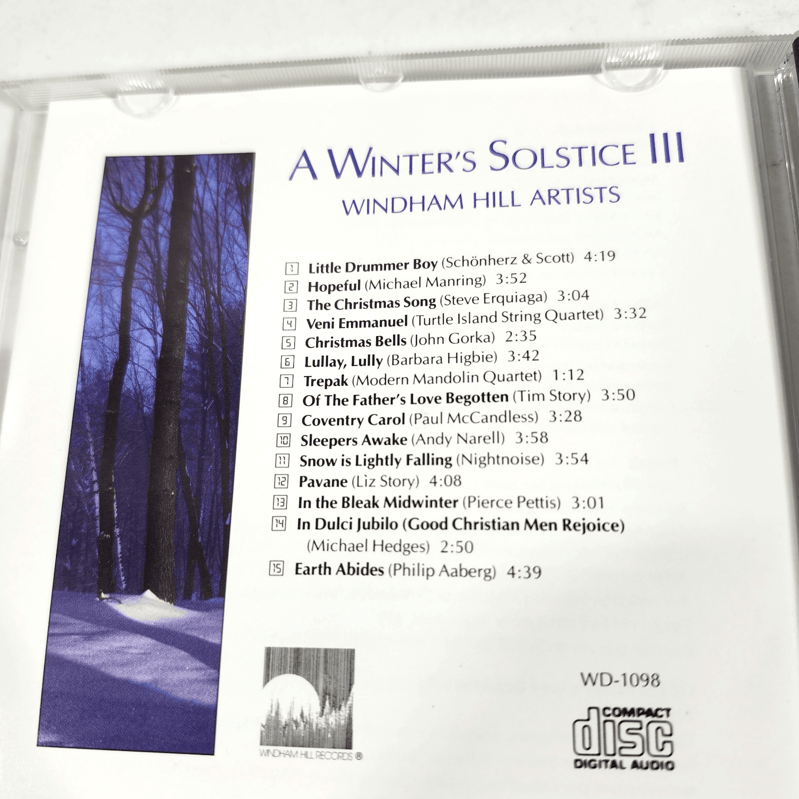 A Winter's Solstice III Audio CD By Various - Thumbnail 2