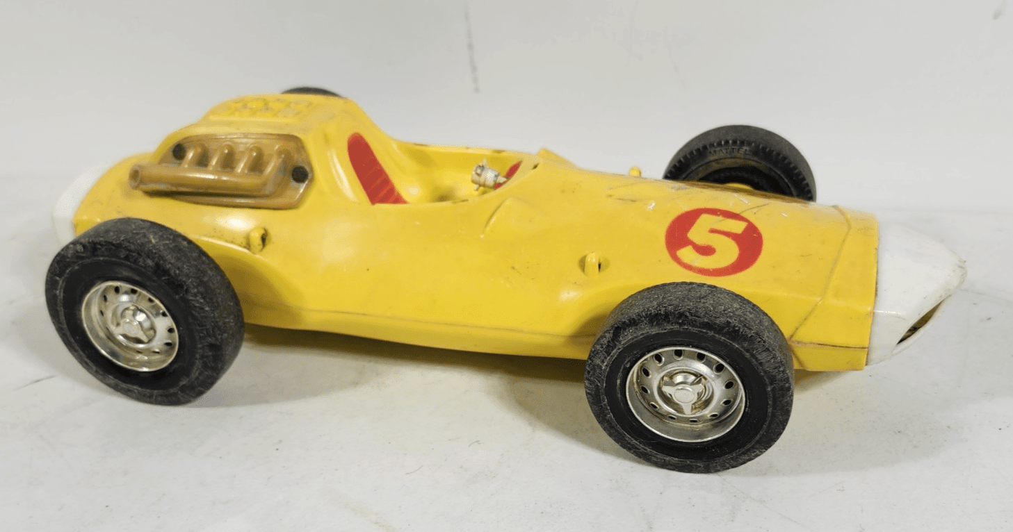 Vintage 1963 Mattel V-RROOM! Whip Car For Parts Steering Wheel Broken - Thumbnail 3